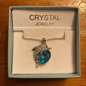Touchstone Crystal Dolphin Necklace